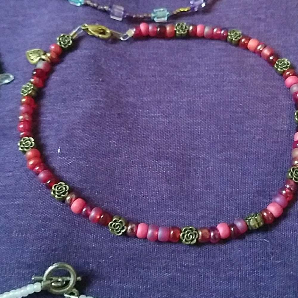 Beaded anklets - Picture 6 of 8